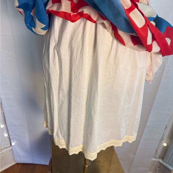 Anthropologie We Heart Vera Red and White Pleated Mini Sundress - Picture 4 of 11